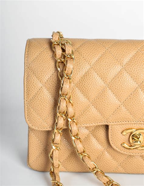 chanel caviar beige medium|The Best Vintage Chanel Bags to Collect Now.